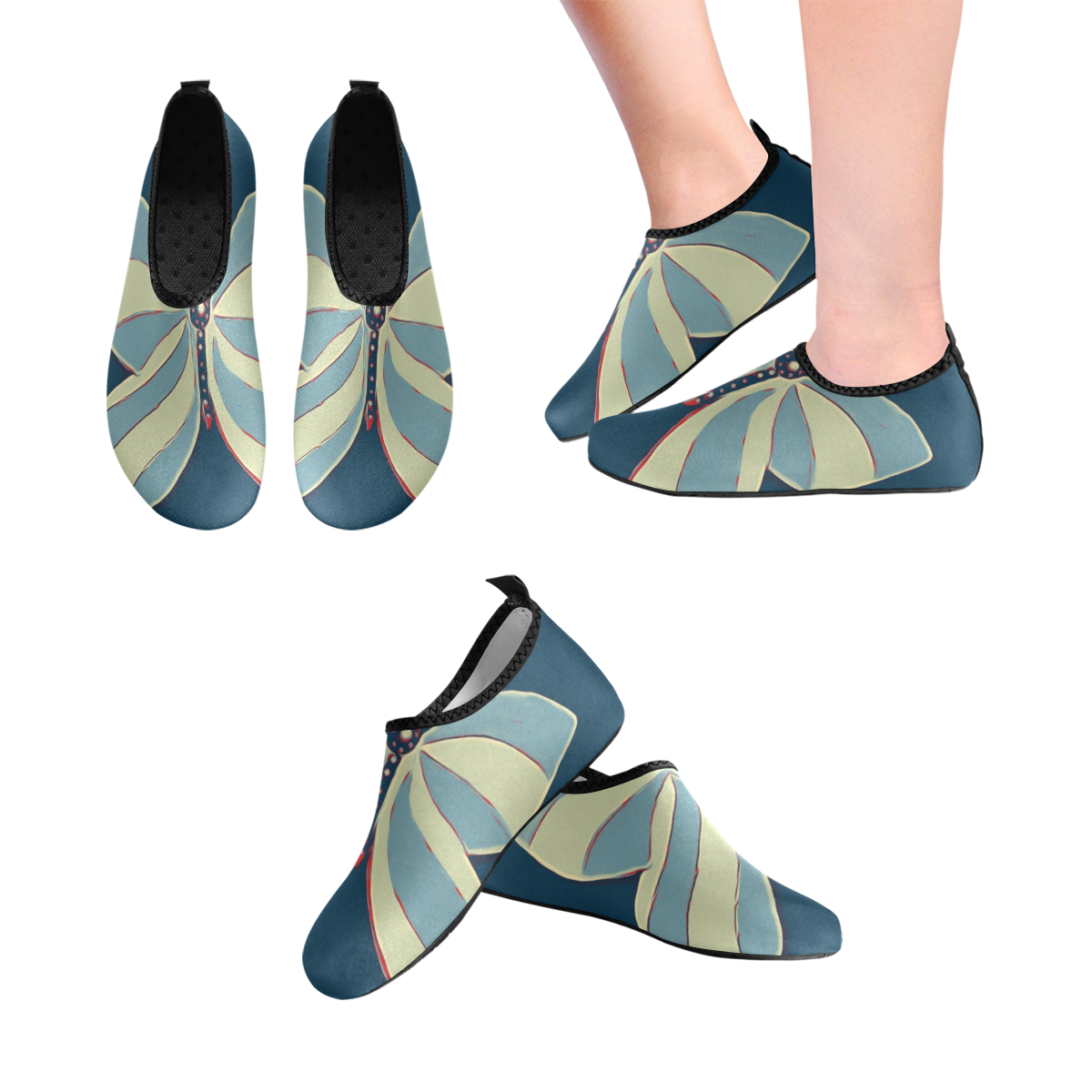 Morpho Women's Slip-On Water Shoes (Model 056)