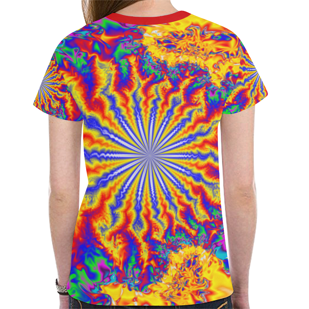 Chaos New All Over Print T-shirt for Women (Model T45)