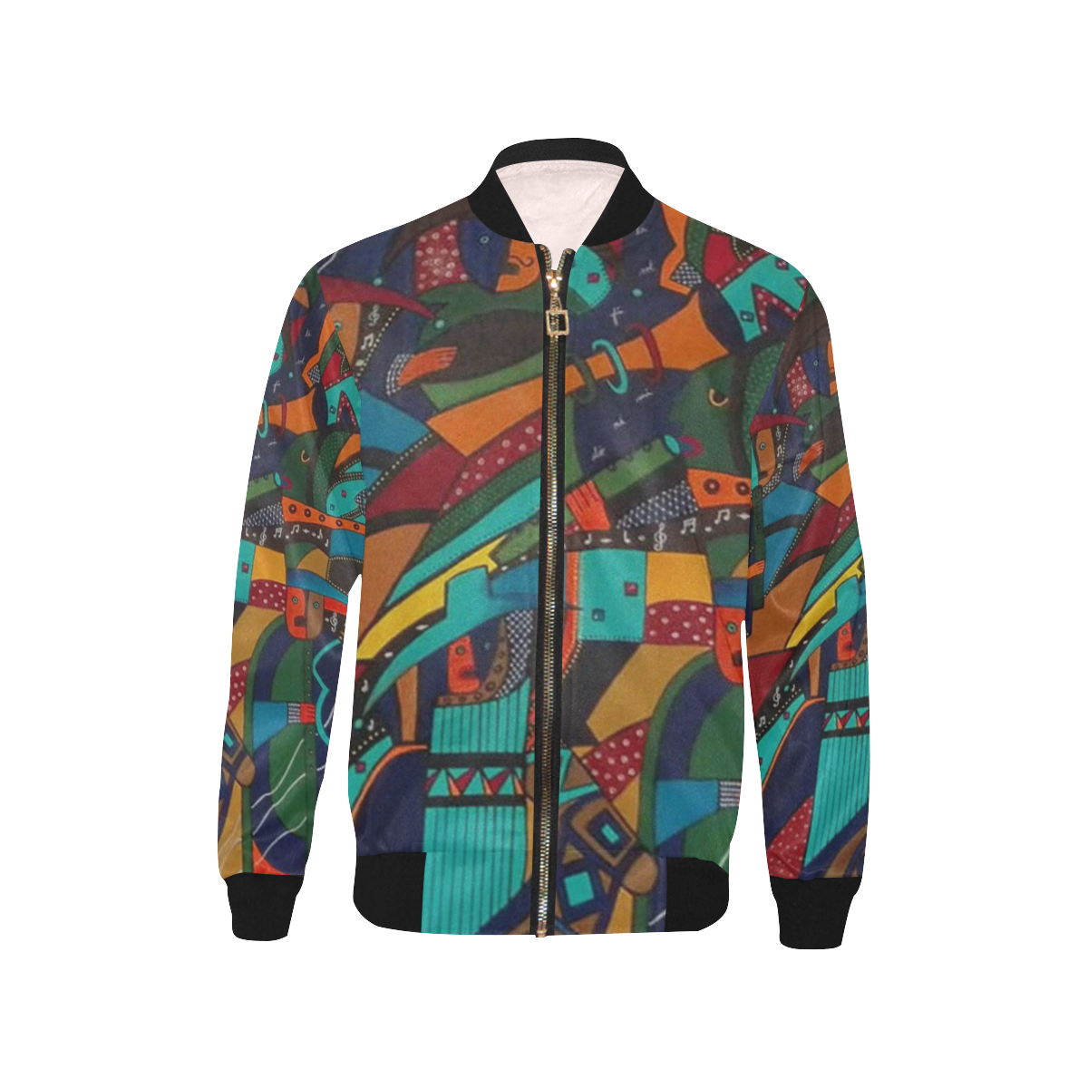 Musicians and Balloons Kids' All Over Print Bomber Jacket (Model H40)