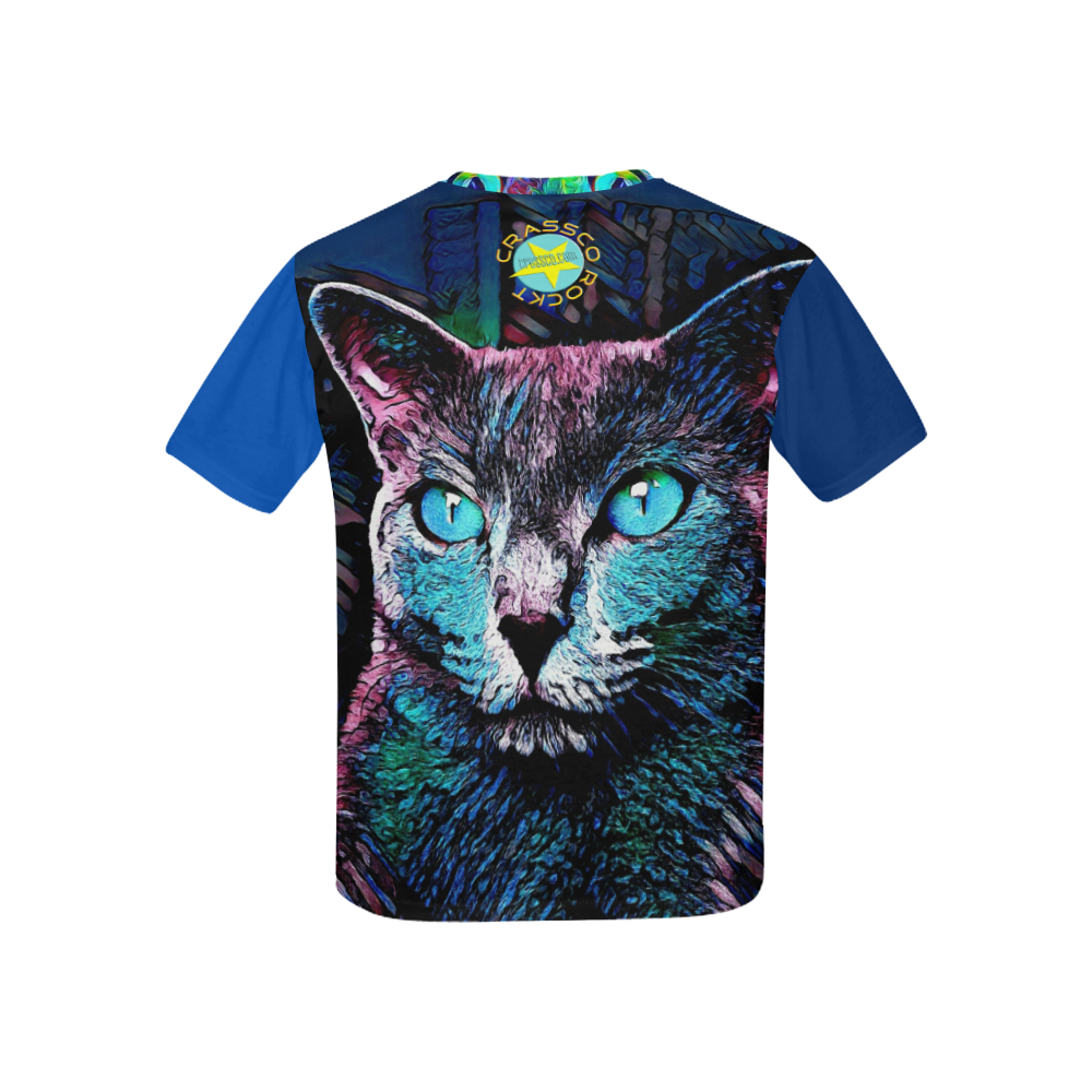MULTICOLOR CATS CRASSCO II Kids' All Over Print T-shirt (USA Size) (Model T40)
