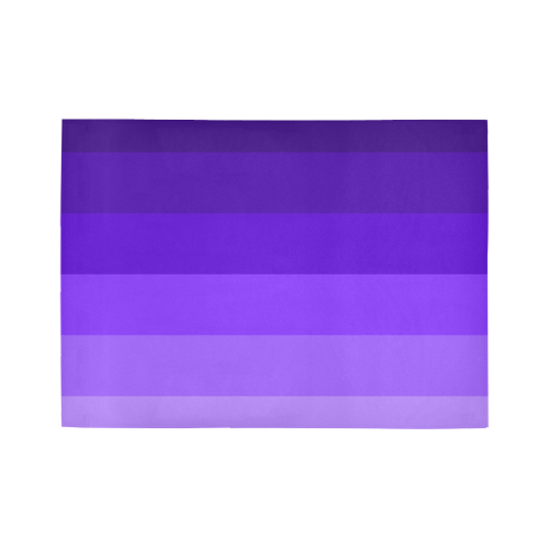 Purple stripes Area Rug7'x5'