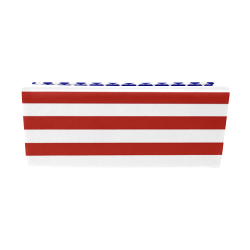 USA Patriotic Stars & Stripes Custom Foldable Glasses Case