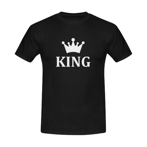 King Men's T-Shirt in USA Size (Front Printing Only)