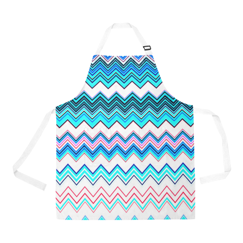the trouble with cheveron All Over Print Apron