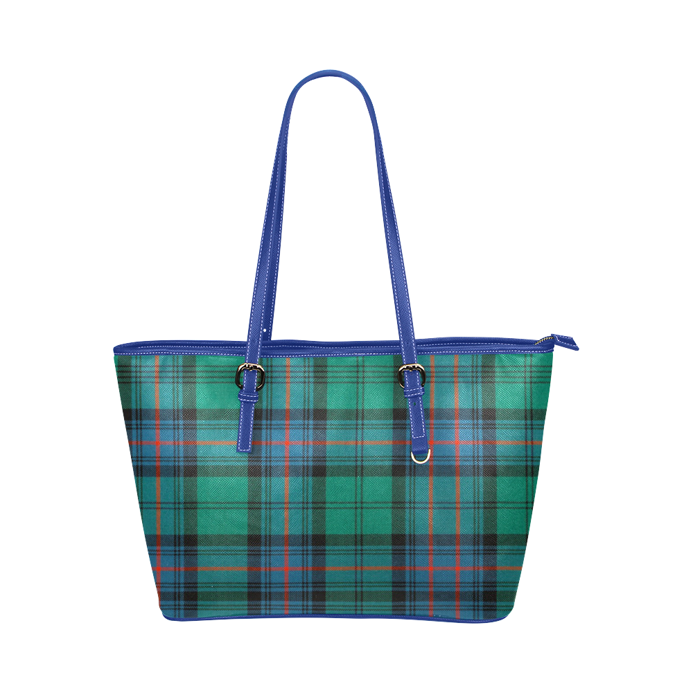 Armstrong Ancient Tartan Leather Tote Bag/Large (Model 1651)