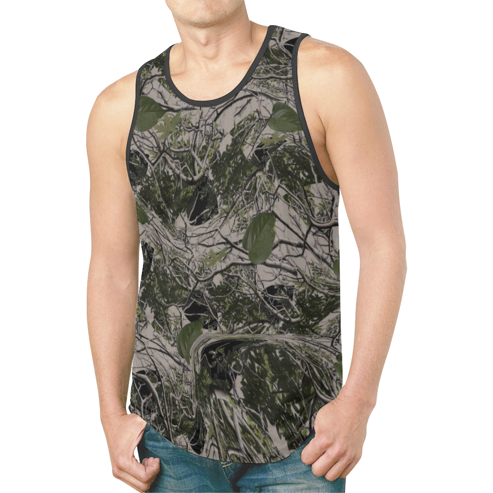 Camo Forest New All Over Print Tank Top for Men (Model T46)