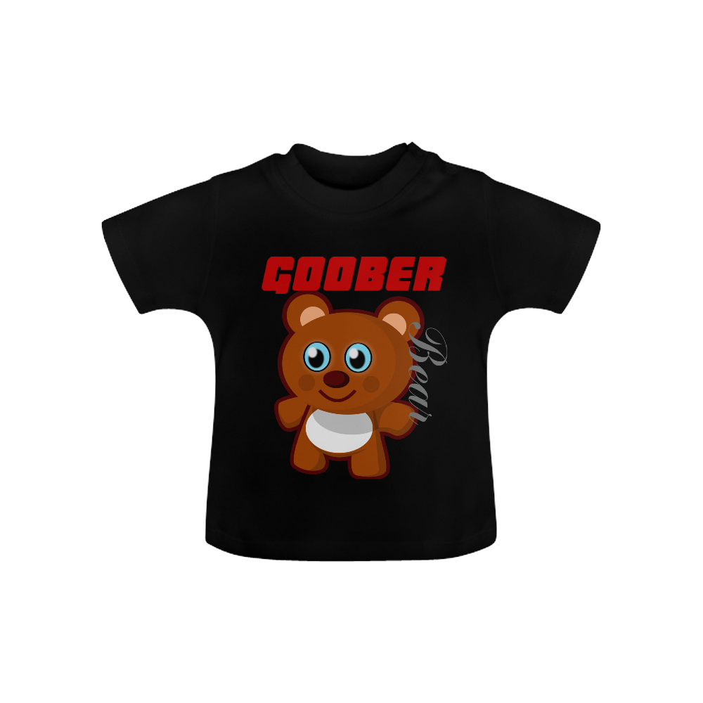 Blk goober Bear Baby Tee Baby Classic T-Shirt (Model T30)