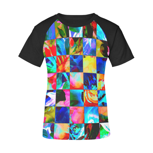 Greenhouse Women's Raglan T-Shirt/Front Printing (Model T62)