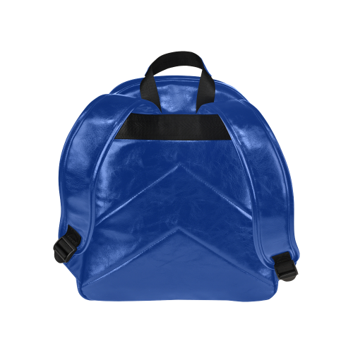 Ganesha Drummer Blue and Creme Colored - Pocket Full of Blues - Hindu Original Art Design Multi-Pockets Backpack (Model 1636)