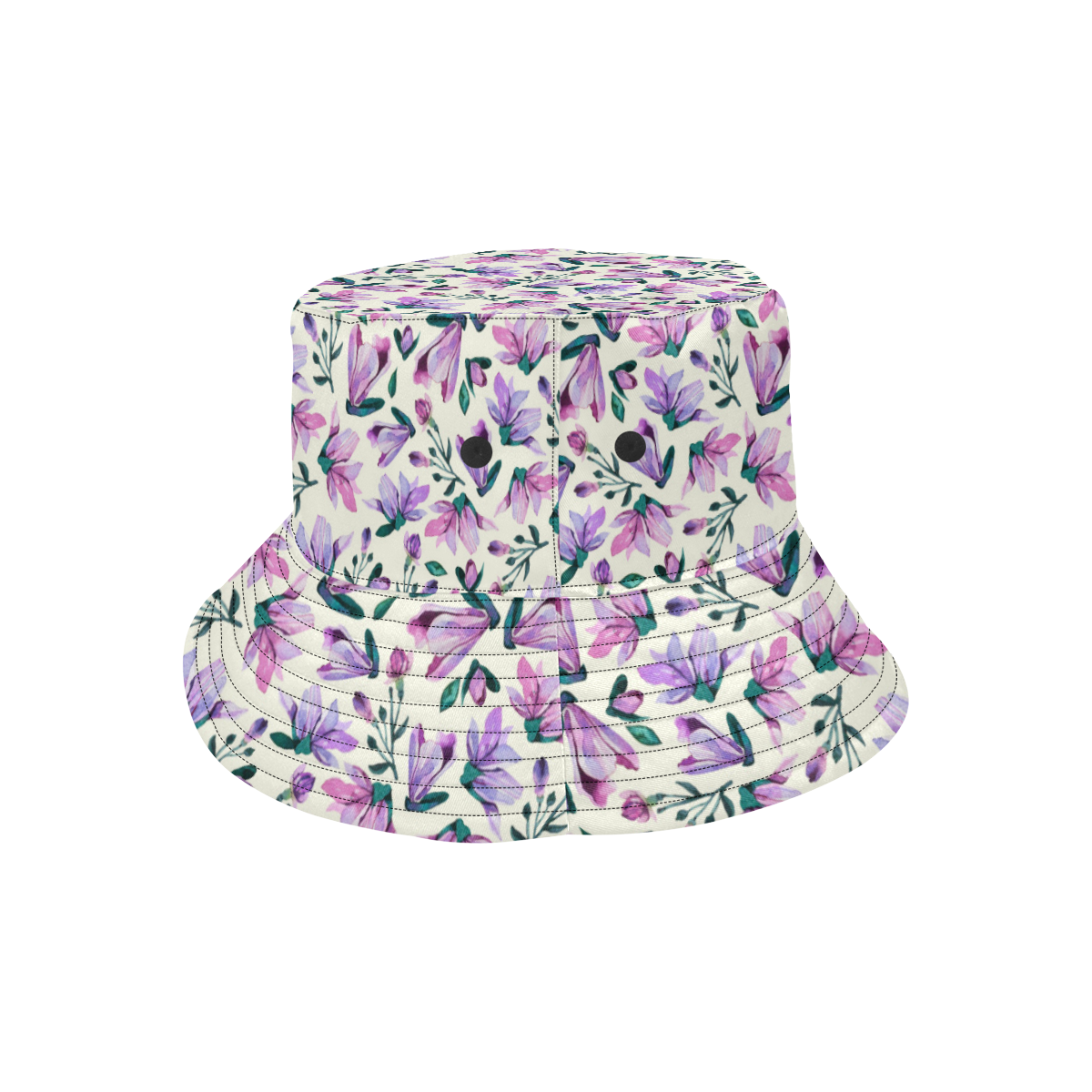 Lovely Watercolored Springflowers All Over Print Bucket Hat