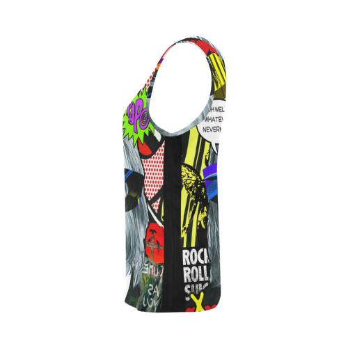 cobain montage 30 x 42 All Over Print Tank Top for Women (Model T43)