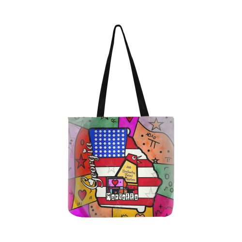Marietta Popart by Nico Bielow Reusable Shopping Bag Model 1660 (Two sides)