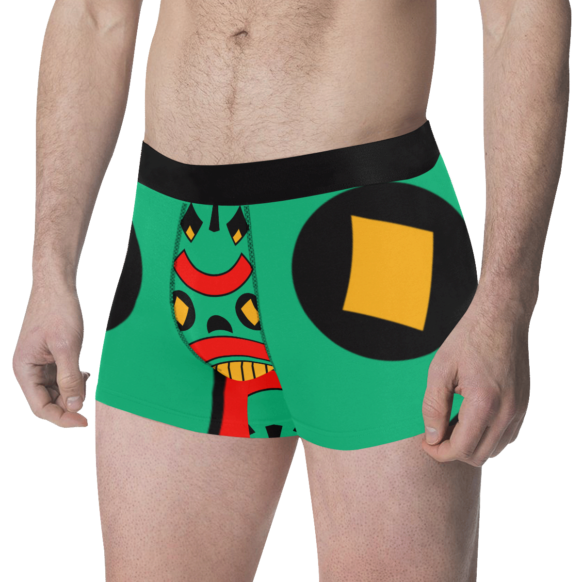 African Scary Tribal Men's Classic Boxer Briefs (Model L34)