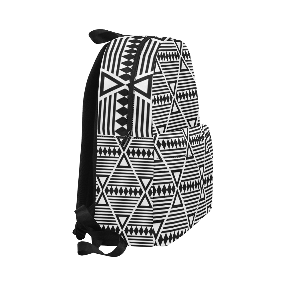 Black Aztec Tribal Unisex Classic Backpack (Model 1673)