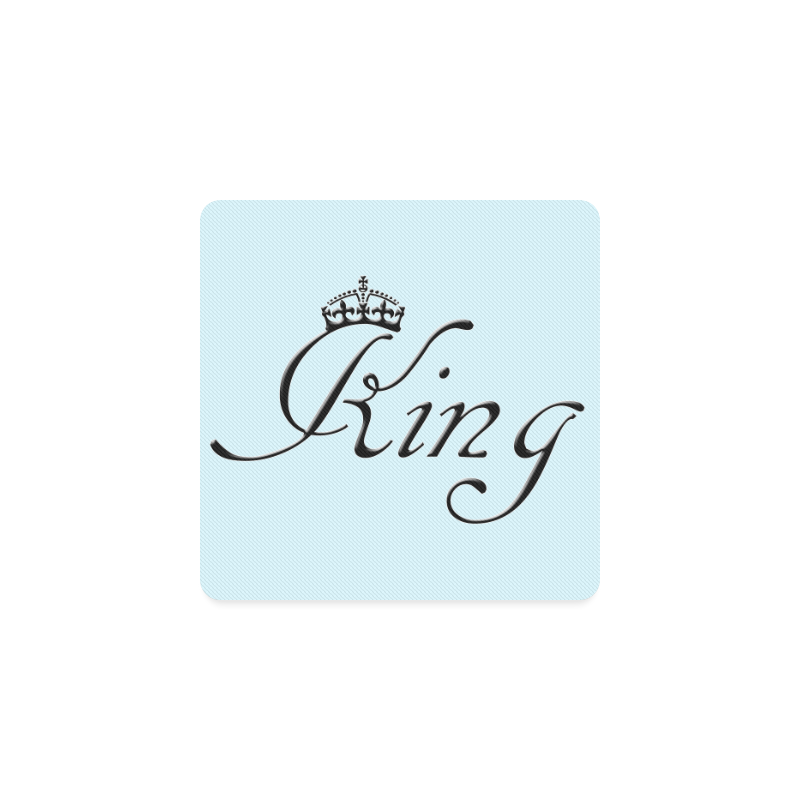 For the King / Blue Square Coaster