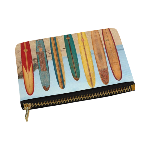 GONE SURFIN'  RETRO Carry-All Pouch 12.5''x8.5''