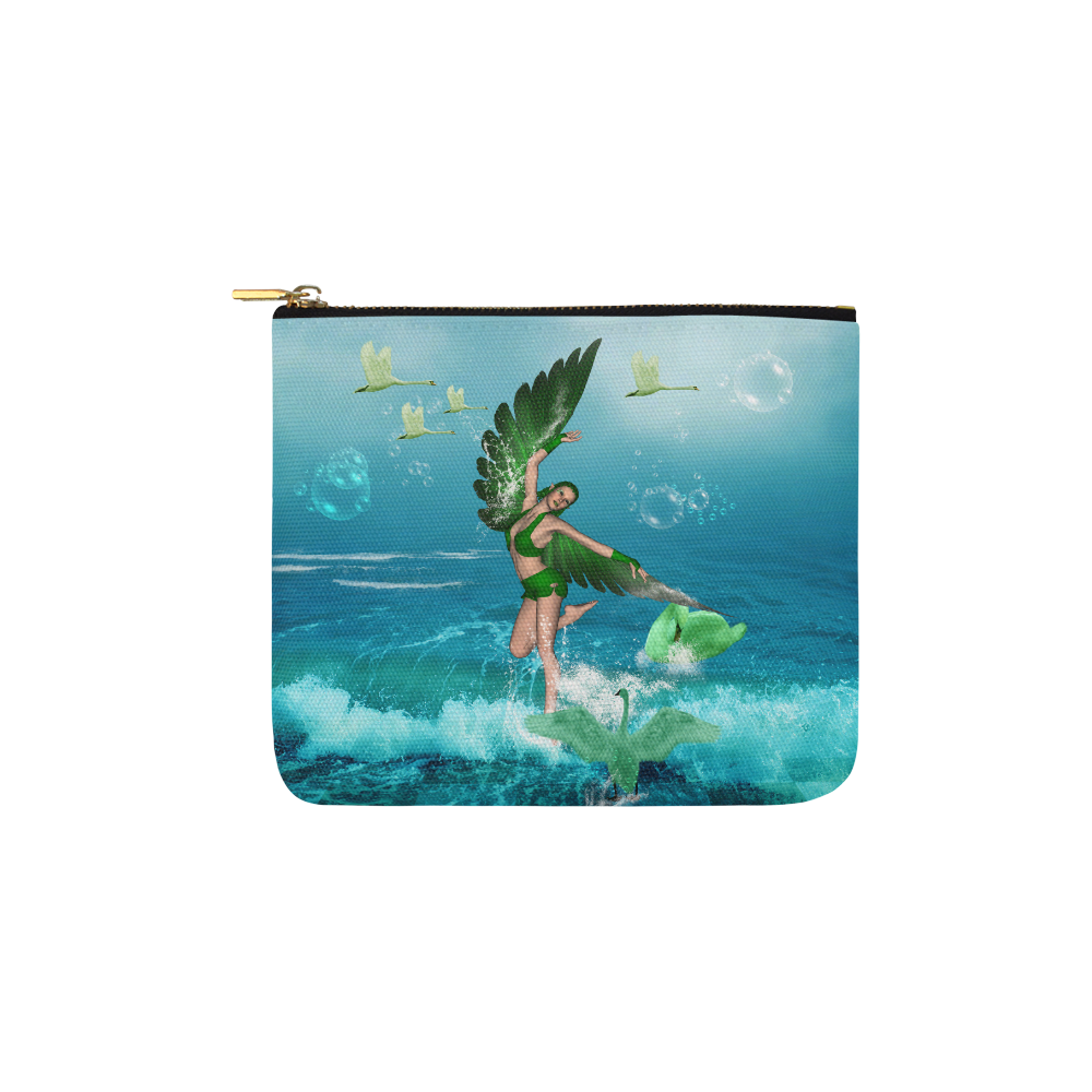 The fairy of birds Carry-All Pouch 6''x5''