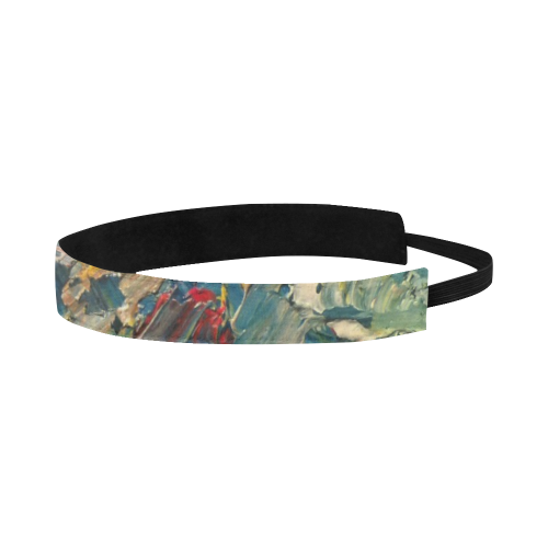 Mountains painting Sports Headband