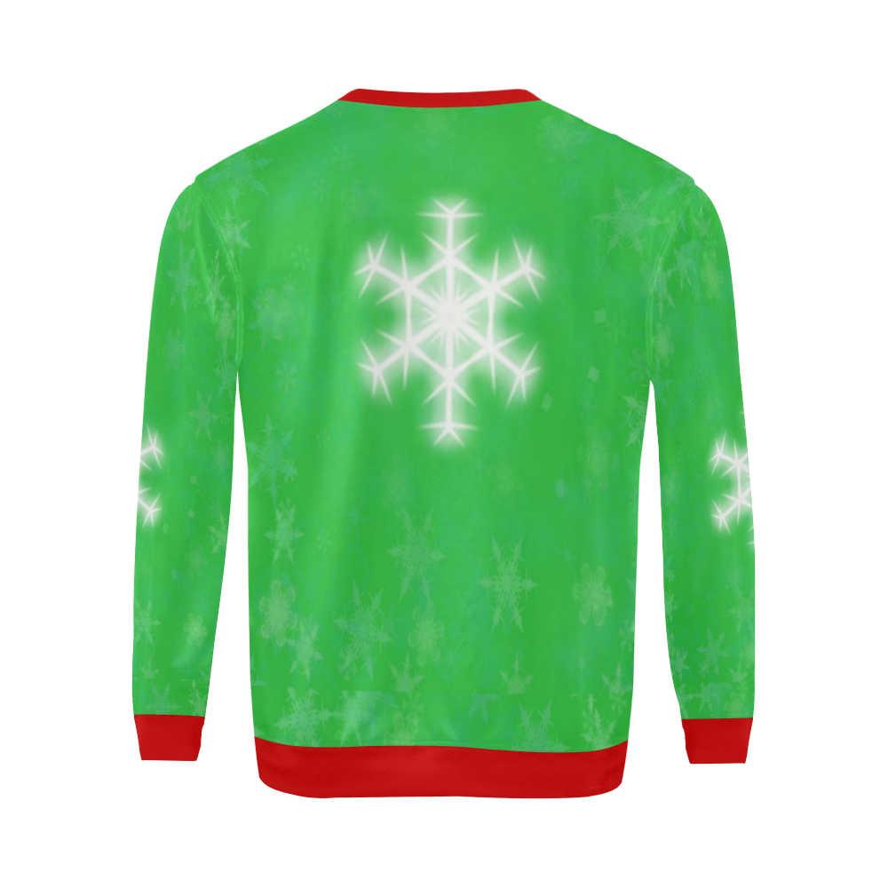 Drunk Christmas by Artdream All Over Print Crewneck Sweatshirt for Men (Model H18)