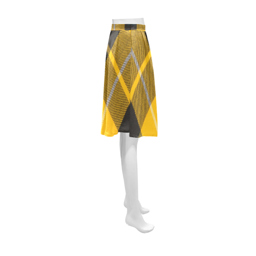 BARCLAY DRESS LIGHT MODERN TARTAN Athena Women's Short Skirt (Model D15)