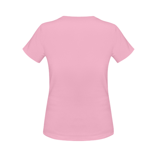 Red Heart Fingers / Pink Women's Classic T-Shirt (Model T17）