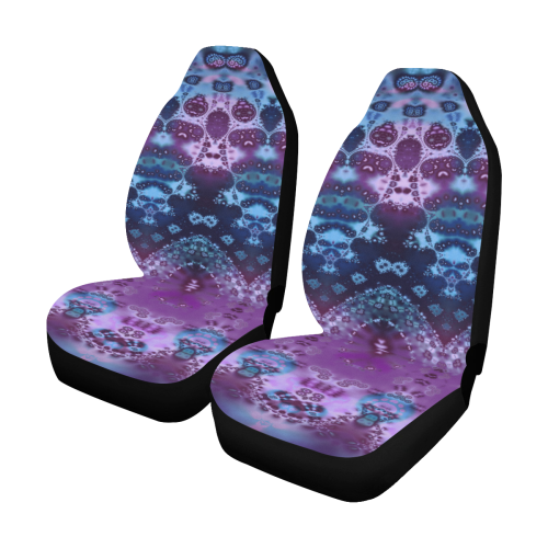 Hippy Blue and Lavender Car Seat Covers (Set of 2)