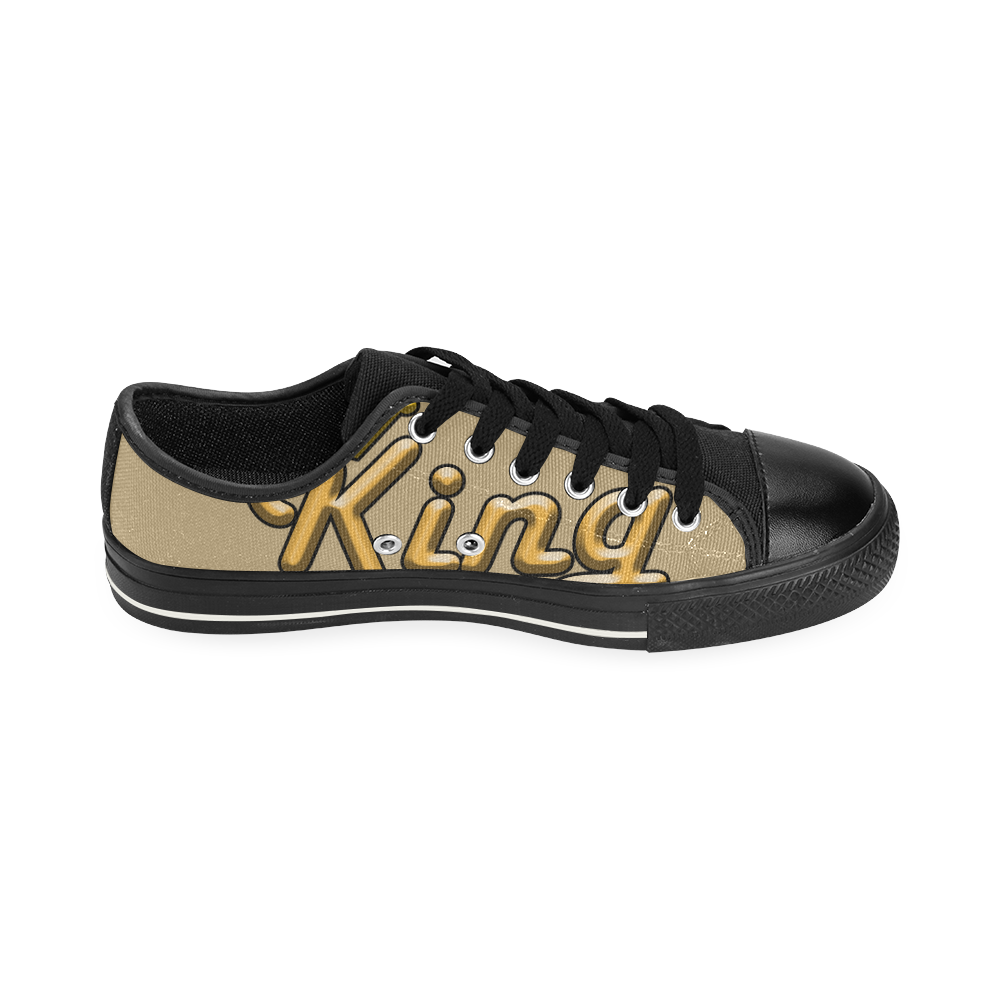 King design Men's Classic Canvas Shoes (Model 018)