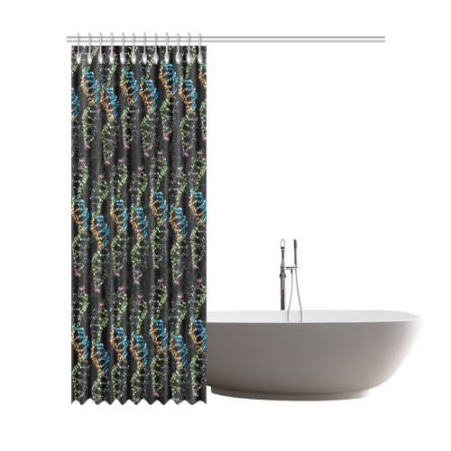 DNA pattern - Biology - Scientist Shower Curtain 72"x84"