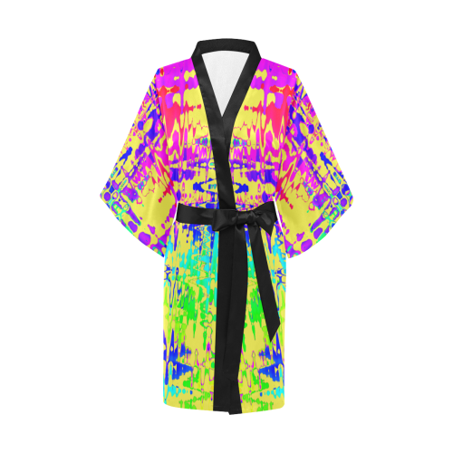 Abstract 04 Kimono Robe