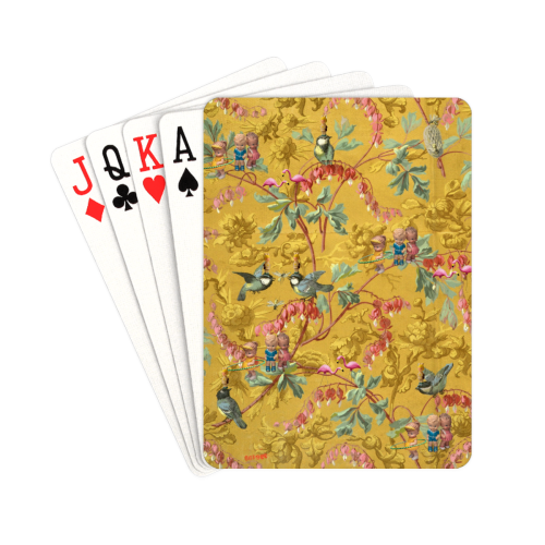 Hooping in the Spring Garden Playing Cards 2.5"x3.5"