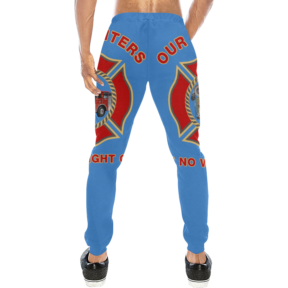 Weighting For A Fire Men's All Over Print Sweatpants (Model L11)