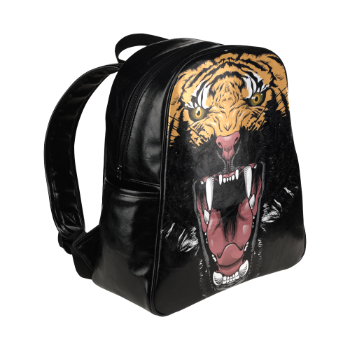 Tiger Face Multi-Pockets Backpack (Model 1636)