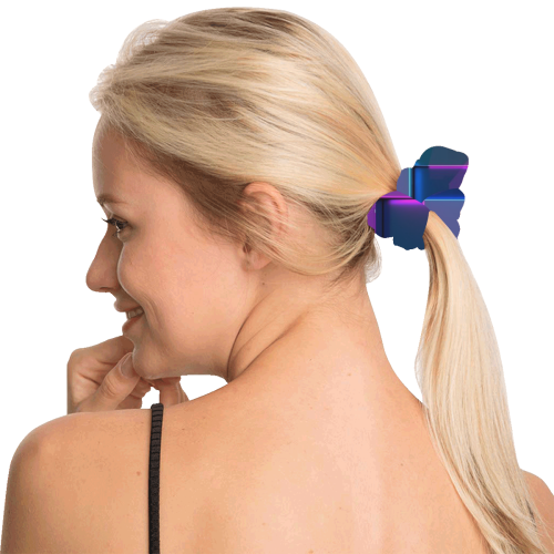 Prismic Glass Cubed All Over Print Hair Scrunchie