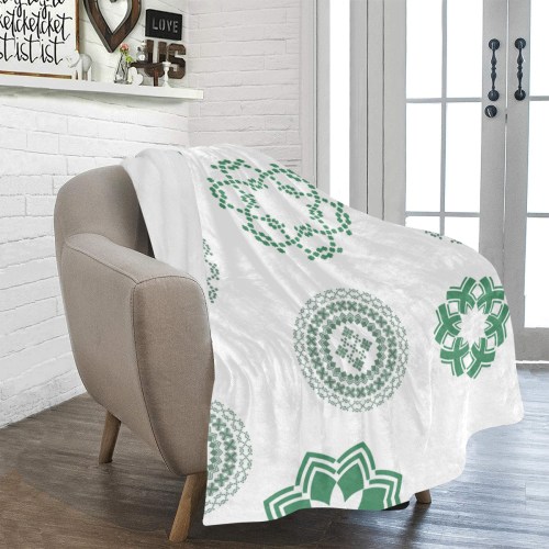 geometric fantasy Ultra-Soft Micro Fleece Blanket 43''x56''