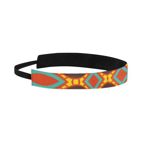 Ovals rhombus and squares Sports Headband