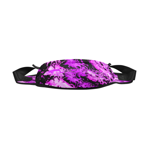 Winter Fractal 7 by JamColors Fanny Pack/Large (Model 1676)
