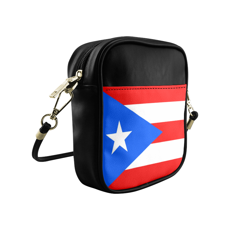 Puerto Rico Flag Sling Bag (Model 1627)