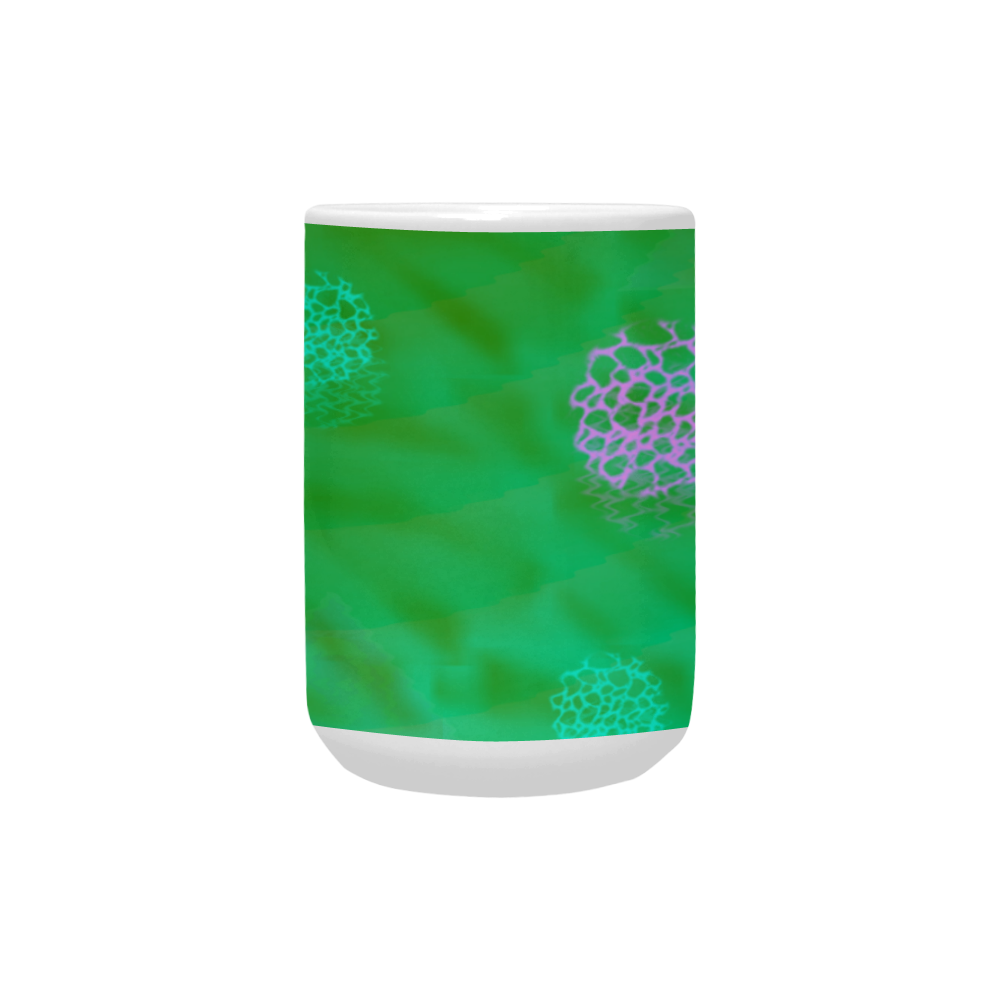 Ripple Verde Custom Ceramic Mug (15OZ)
