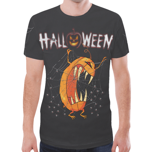 Mad pumpkin New All Over Print T-shirt for Men (Model T45)