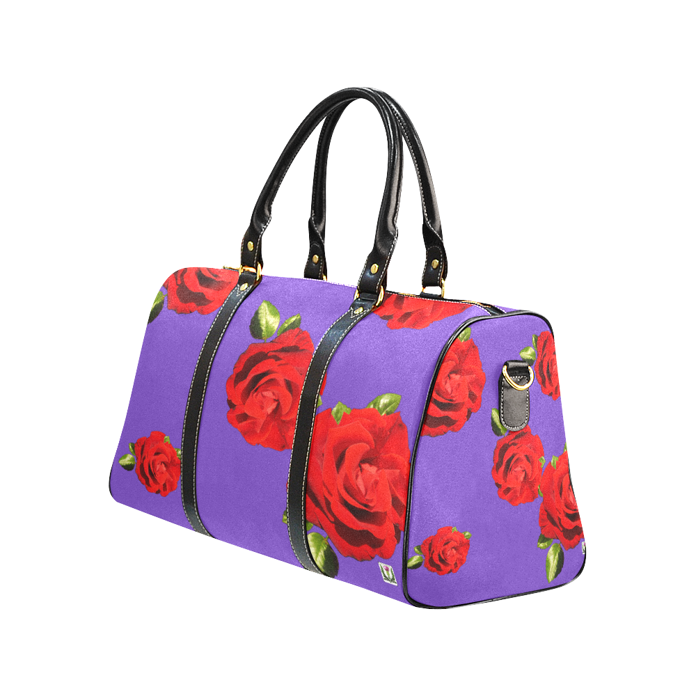 Fairlings Delight's Floral Luxury Collection- Red Rose Waterproof Travel Bag/Large 53086d8 New Waterproof Travel Bag/Large (Model 1639)