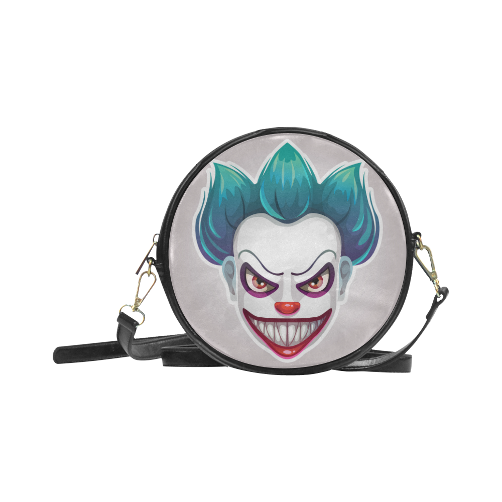 Joker Clown Round Sling Bag (Model 1647)