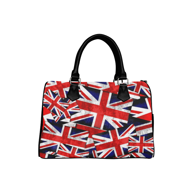 Union Jack British UK Flag Boston Handbag (Model 1621)