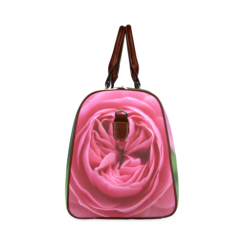Rose Fleur Macro Waterproof Travel Bag/Small (Model 1639)