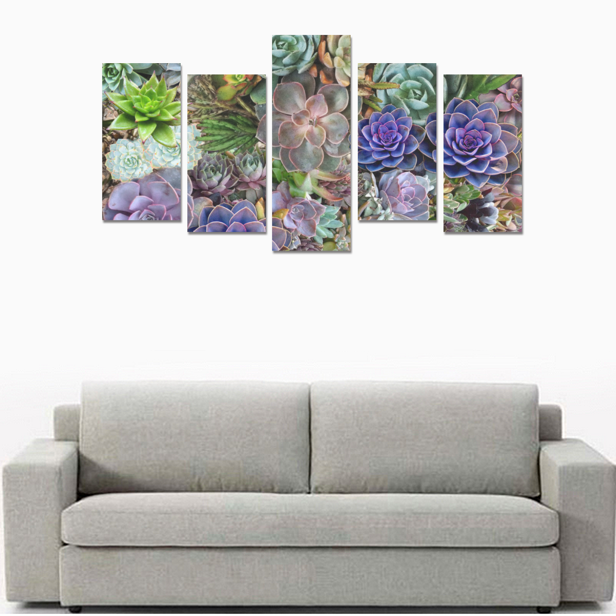 Succulent stories Canvas Print Sets E (No Frame)