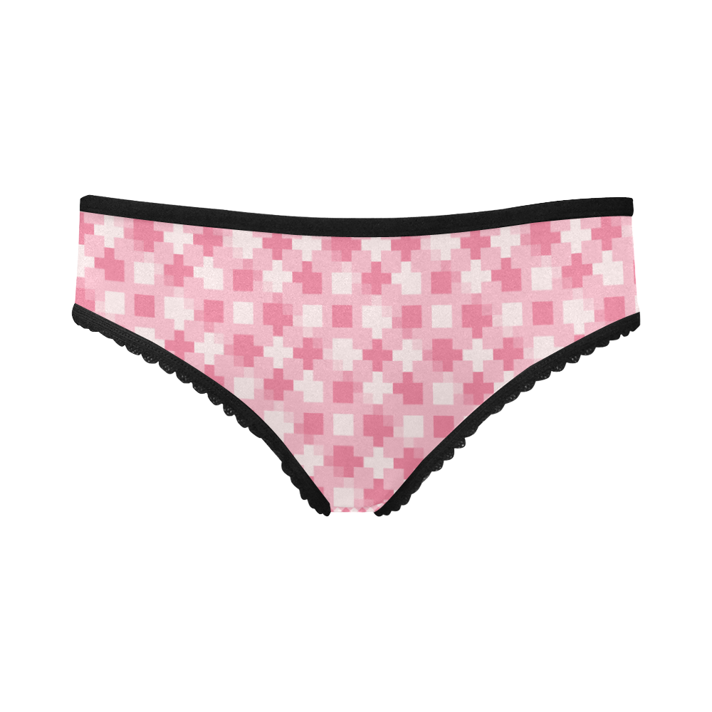 pink pattern Women's All Over Print Girl Briefs (Model L14)