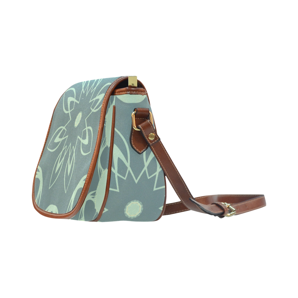 Soft Petals Saddle Bag/Small (Model 1649) Full Customization