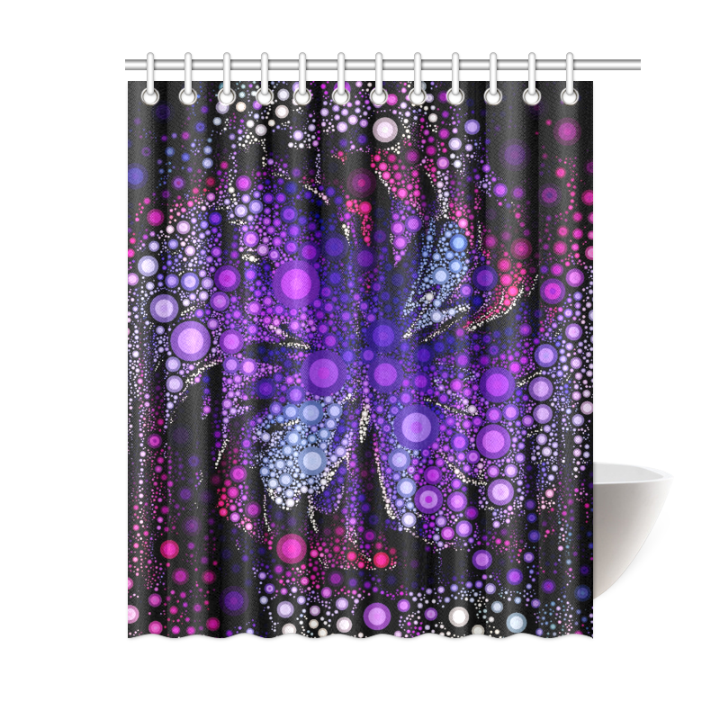 Purple Rain Shower Curtain 60"x72"