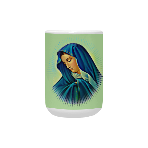 Mother Mary Custom Ceramic Mug (15OZ)