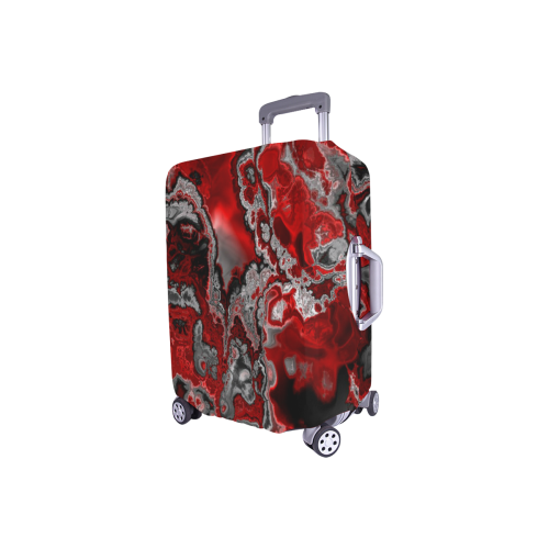 awesome fractal marbled 07 Luggage Cover/Small 18"-21"