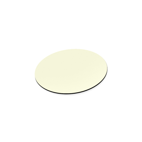 color light yellow Round Coaster